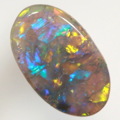 SOLID SEMI BLACK OPAL Bright golden sparkles with a touch of red and blue